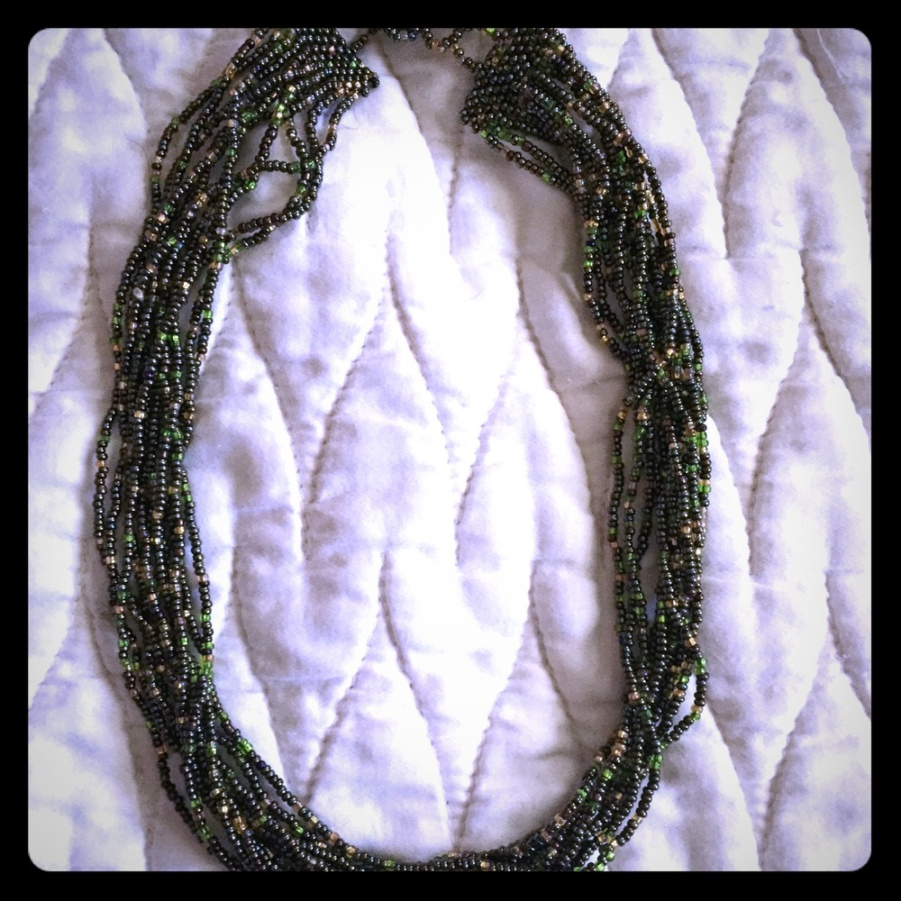 Green Bead Necklace